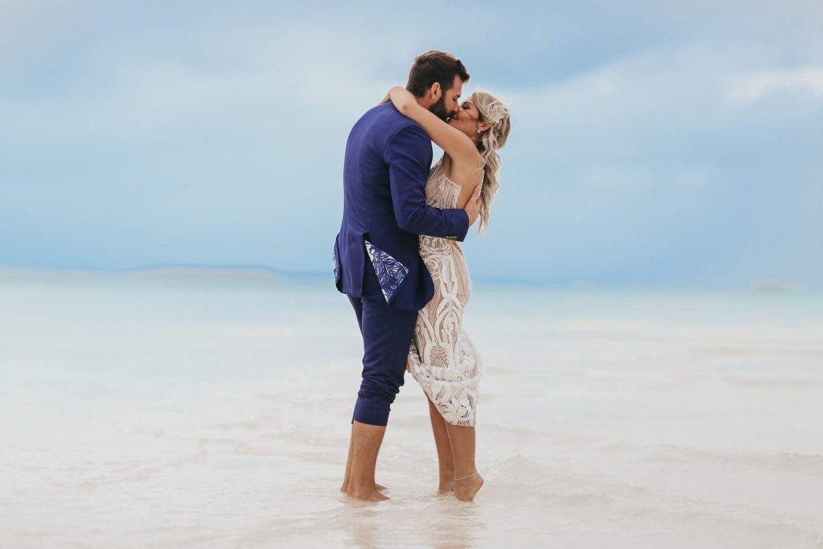 Windswept Exuma Sandbar Elopement