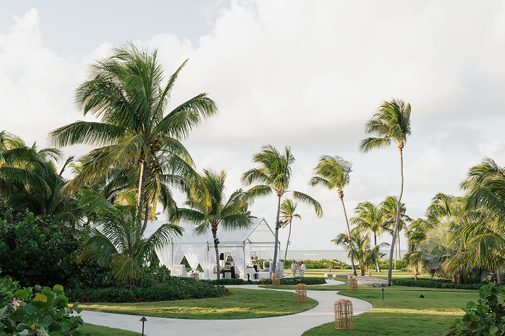 The Potlatch Club outdoor venue in Eleuthera, Bahamas