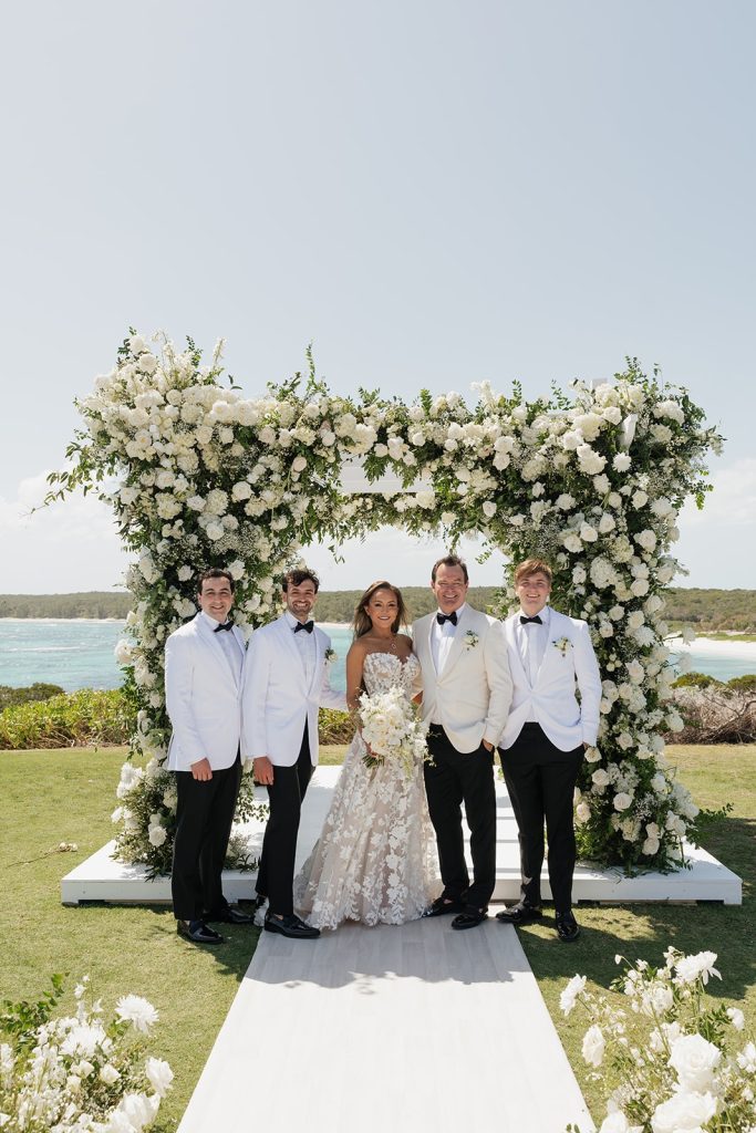A Bahamas Eleuthera wedding ceremony
