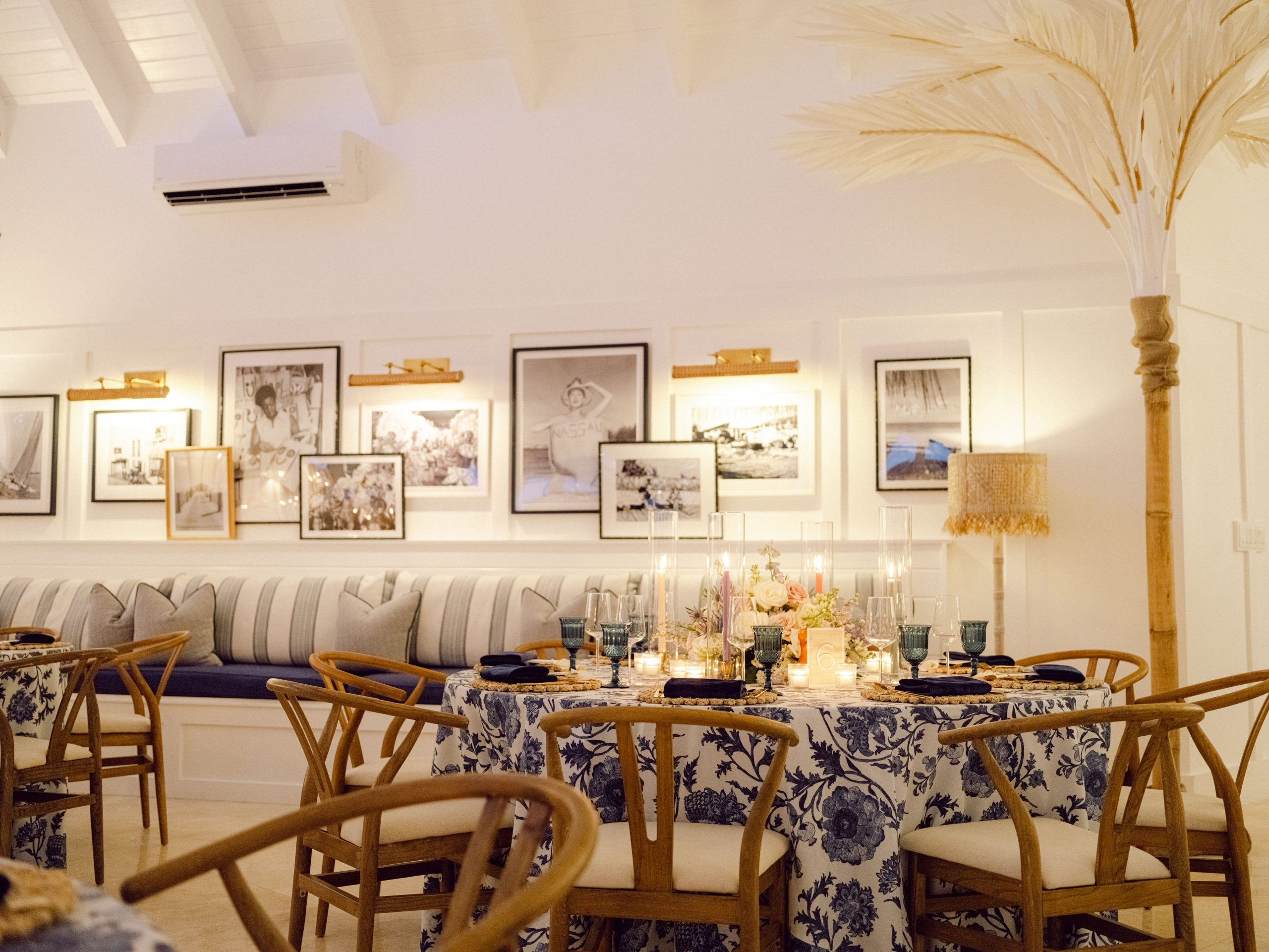 The Fig Tree Restaurant at The Potlatch Club wedding reception in Eleuthera, Bahamas