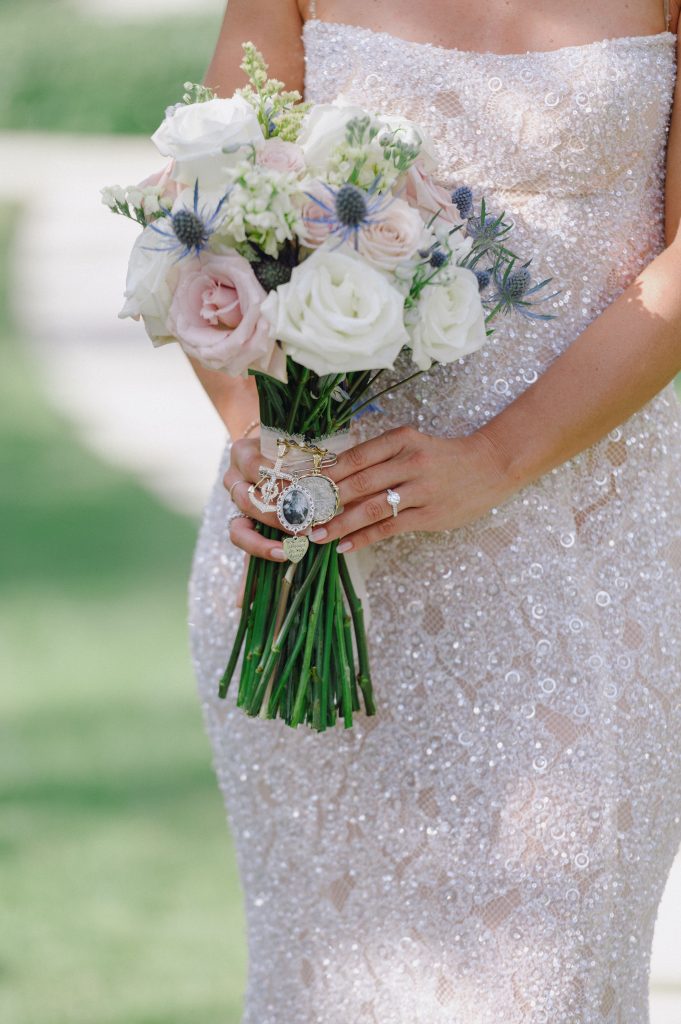Luxury wedding bouquet for a Bahamas wedding