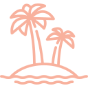 pink sand beaches